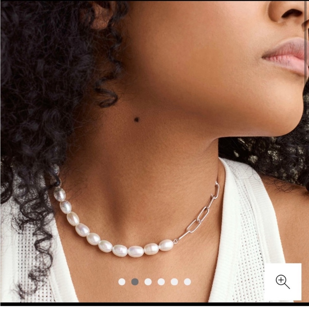 Mejuri Dual Pearl Necklace - 16 inch